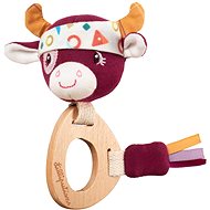 Lilliputiens - wooden teether - cow Rosalie - Baby Teether