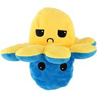 Teddies Chobotnica obojstranná  žlto-modrá - Plyšová hračka
