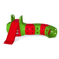 Doloni Slide with Tunnel Green-red - Playground Slide
