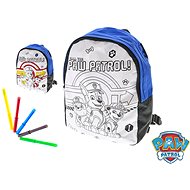 Paw Patrol Colouring Backpack - Small Backpack