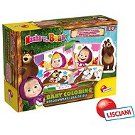 Lisciani Omalovánky Máša a medvěd - Colouring Book