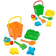 Addo Sand Toys - Set of Toys in Bucket, 6 pcs - Sand Tool Kit