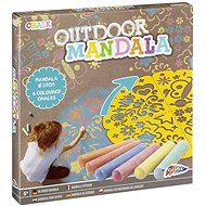 Mandala stencil + 6 chalks - Chalk
