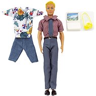 Teddies Doll with accessories non-articulated - Doll