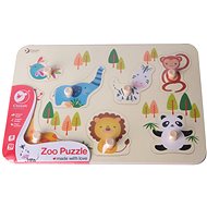 Teddies Puzzle board outline zoo - Jigsaw Puzzle