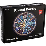 Teddies Puzzle okrúhle Znamenie zverokruhu 1 000 dielikov - Puzzle