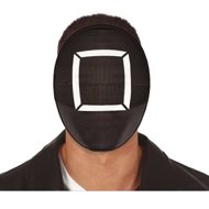 Plastic mask - squid game mask guards - squid game - Carnival Mask