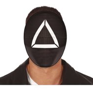 Plastic mask - squid game mask guards - squid game - Carnival Mask