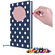 Pixie Crew diary A5 blue with white dot - Journal