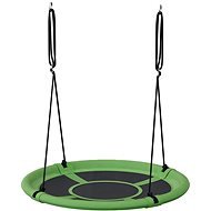 Teddies Houpací kruh zelený 80 cm látkový výplet - Houpačka