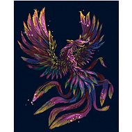 Painting by Numbers - Colored Phoenix, 40x50 cm, stretched canvas on frame - Painting by Numbers
