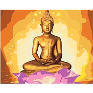 Painting by Numbers - Buddha in Lotus II, 40x50 cm, stretched canvas on frame - Painting by Numbers