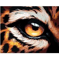 Maľovanie podľa čísel – Leopardie oko, 80 × 100 cm, napnuté plátno na rám - Maľovanie podľa čísel