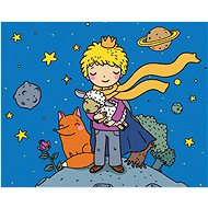 Painting by Numbers - The Little Prince with a Sheep, 80x100 cm, stretched canvas on frame - Painting by Numbers