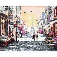 Painting by Numbers - Lovers in Paris (Richard Macneil), 80x100 cm, stretched canvas on frame - Painting by Numbers