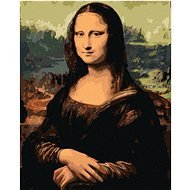 Maľovanie podľa čísel – Mona Lisa (Leonardo da Vinci), 80 × 100 cm, napnuté plátno na rám - Maľovanie podľa čísel