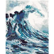 Maľovanie podľa čísel - Morské vlny, 40 x 50 cm, napnuté plátno na ráme - Maľovanie podľa čísel