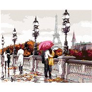 Painting by Numbers - Bridge in Paris (Richard Macneil), 40x50 cm, stretched canvas on frame - Painting by Numbers