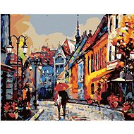 Painting by Numbers - A Walk in Budapest, 80x100 cm, stretched canvas on frame - Painting by Numbers