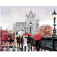 Painting by Numbers - Walk on Tower Bridge (Richard Macneil), 80x100 cm, stretched canvas on frame - Painting by Numbers