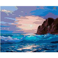 Painting by Numbers - Morning at the Sea, 40x50 cm, without frame and without switching off the canv - Painting by Numbers