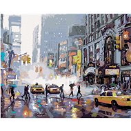 Painting by Numbers - Busy Street in New York (Richard Macneil), 80x100 cm, stretched canvas on fram - Painting by Numbers
