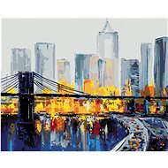 Painting by Numbers - Busy New York, 80x100 cm, stretched canvas on frame - Painting by Numbers