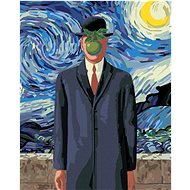 Painting by Numbers - Son of Man inspired by van Gogh, 80x100 cm, stretched canvas on frame - Painting by Numbers