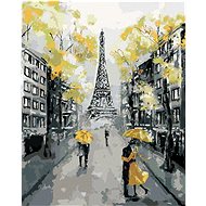 Painting by Numbers - Yellow Paris, 40x50 cm, stretched canvas on frame - Painting by Numbers
