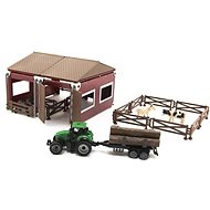 Teddies Home Farm Set with animals with tractor 51pcs - Figure Accessories