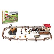 Teddies Horse corral + nurses + horse 2pcs with accessories - Figure Accessories