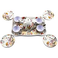 Teddies Tea set tinware 15pcs - Toy Kitchen Utensils
