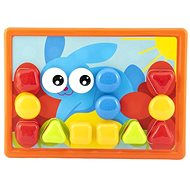Teddies Mosaic hat 4cm for little ones smooth 26pcs + patterns 6pcs - Toy Jigsaw Puzzle