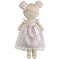 DeCuevas 20046 Plush doll NIZA - 36 cm with cradle - Doll