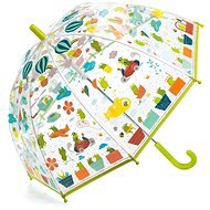 Djeco Krásny dizajnový dáždnik – Žabie cestovanie - Detský dáždnik