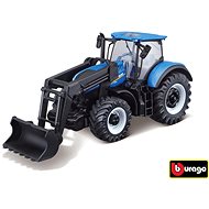 Bburago Farm Tractor New Holland with front bucket - Metal Model