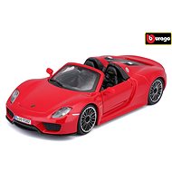 Bburago 1:24 Plus Porsche 918 Spyder Red - Metal Model