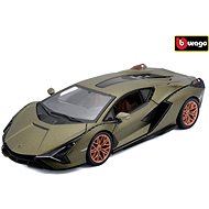 Bburago 1:24 Plus Lamorghini Sian FKP37 - Green - Metal Model