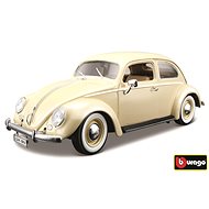 Bburago 1:18 Volkswagen Beetle 1955 Beige - Metal Model