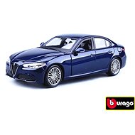 Bburago 1:24 Alfa Romeo Giulia (2016) Metallic Blue - Metal Model