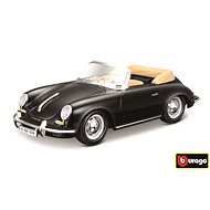 Bburago Porsche 356 B Cabriolet Black 1:24 - Metal Model