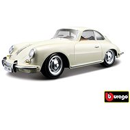 Bburago 1:24 Porsche 356B Coupe (1961) Ivory 18-22079 - Metal Model