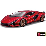 Bburago Plus Lamborghini Huracan Red 1:18 - Metal Model