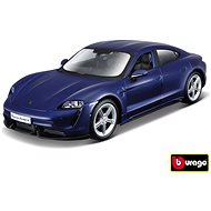 Bburago 1:24 Porsche Taycan Turbo S 2019 Carrara Blue - Metal Model