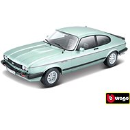 Bburago 1:24 Plus Ford Capri 1982 light green - Metal Model