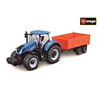 Bburago 1:50 Farm Tractor New Holland with tractor - Metal Model