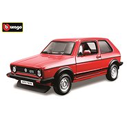 Bburago 1:32 Classic VW Golf Mk1 GTI (1979) - Red - Metal Model