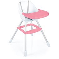 Dolu Detská jedálenská stolička, ružová - Stolička na kŕmenie