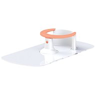 Dolu Baby bath seat with suction cup and pad, orange - Bath seat for children
