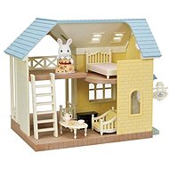 Sylvanian Families Gift Set - Cottage with blue roof and accessories - Doll House